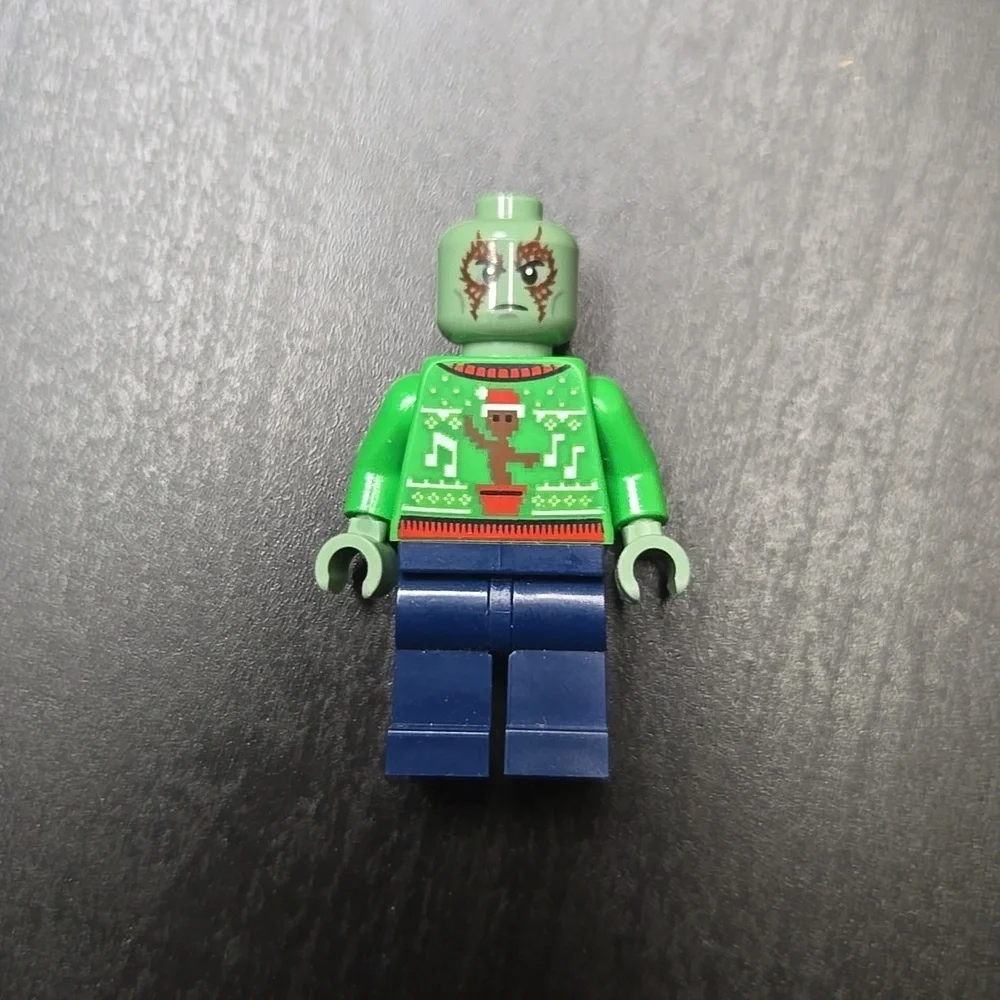 Lego Marvel Guardians Of The Galaxy Drax Christmas Sweater
